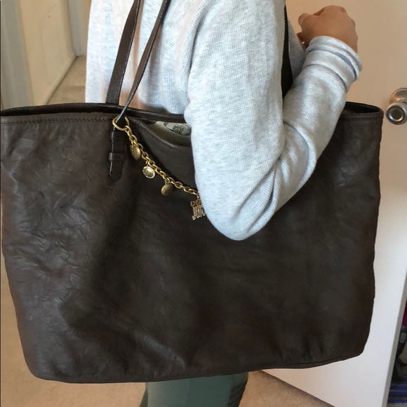 Juicy Couture Brown Leather Tote - Picture 2 of 8